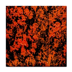 Abstract Orange Background Tile Coasters