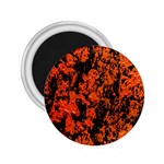 Abstract Orange Background 2.25  Magnets Front