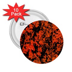 Abstract Orange Background 2.25  Buttons (10 pack) 