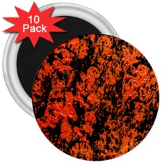 Abstract Orange Background 3  Magnets (10 pack) 