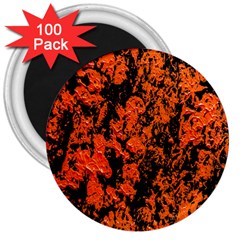 Abstract Orange Background 3  Magnets (100 pack)