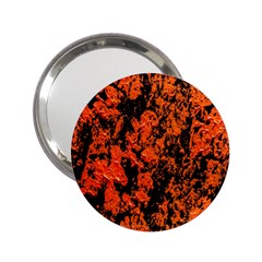 Abstract Orange Background 2.25  Handbag Mirrors