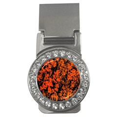 Abstract Orange Background Money Clips (CZ) 