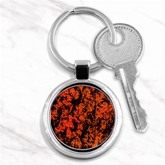 Abstract Orange Background Key Chains (round)  by Nexatart