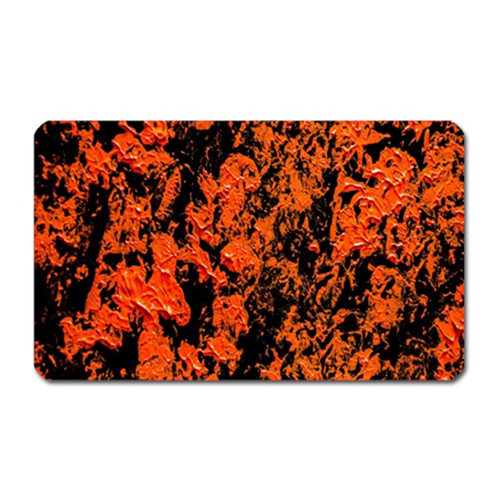 Abstract Orange Background Magnet (Rectangular)