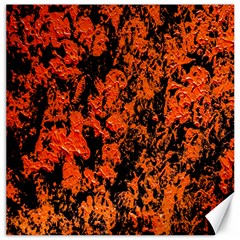 Abstract Orange Background Canvas 12  x 12  