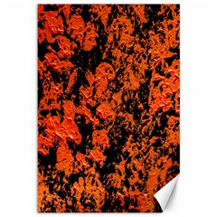 Abstract Orange Background Canvas 12  x 18  