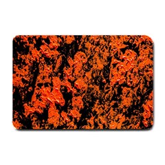 Abstract Orange Background Small Doormat 