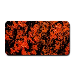 Abstract Orange Background Medium Bar Mats