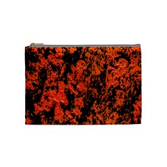 Abstract Orange Background Cosmetic Bag (Medium) 