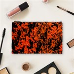 Abstract Orange Background Cosmetic Bag (Medium)  Front