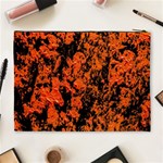 Abstract Orange Background Cosmetic Bag (XL) Back