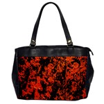 Abstract Orange Background Office Handbags Front