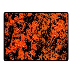 Abstract Orange Background Fleece Blanket (Small)