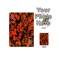 Abstract Orange Background Playing Cards 54 (Mini) 