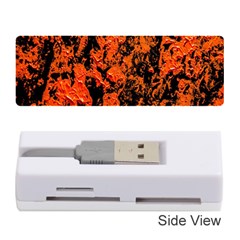 Abstract Orange Background Memory Card Reader (stick)  by Nexatart