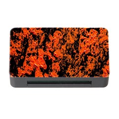 Abstract Orange Background Memory Card Reader with CF