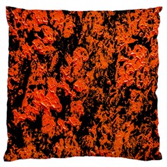 Abstract Orange Background Large Cushion Case (One Side)