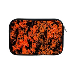 Abstract Orange Background Apple Ipad Mini Zipper Cases by Nexatart