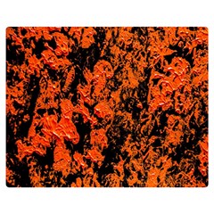 Abstract Orange Background Double Sided Flano Blanket (Medium) 