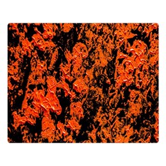 Abstract Orange Background Double Sided Flano Blanket (Large) 