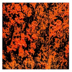 Abstract Orange Background Large Satin Scarf (Square)