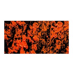 Abstract Orange Background Satin Wrap