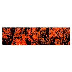 Abstract Orange Background Satin Scarf (oblong) by Nexatart