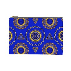 Abstract Mandala Seamless Pattern Cosmetic Bag (large) 