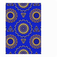 Abstract Mandala Seamless Pattern Small Garden Flag (two Sides) by Nexatart