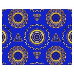 Abstract Mandala Seamless Pattern Double Sided Flano Blanket (medium)  by Nexatart