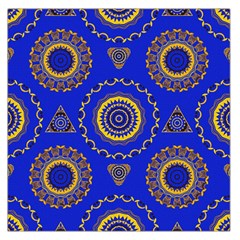 Abstract Mandala Seamless Pattern Large Satin Scarf (square)