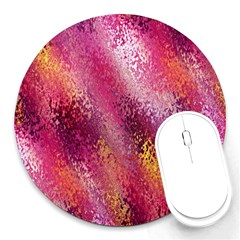 Red Seamless Abstract Background Round Mousepads