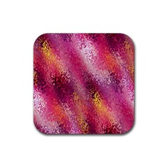 Red Seamless Abstract Background Rubber Coaster (square)  by Nexatart