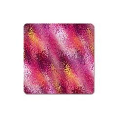 Red Seamless Abstract Background Square Magnet by Nexatart