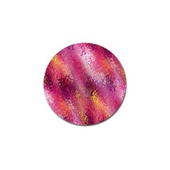 Red Seamless Abstract Background Golf Ball Marker