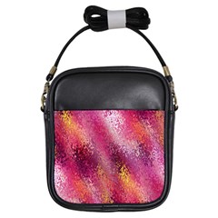 Red Seamless Abstract Background Girls Sling Bags by Nexatart