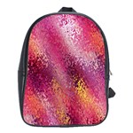 Red Seamless Abstract Background School Bags (XL)  Front