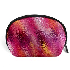 Red Seamless Abstract Background Accessory Pouches (large)  by Nexatart