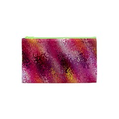 Red Seamless Abstract Background Cosmetic Bag (xs) by Nexatart