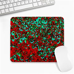 Red Turquoise Abstract Background Large Mousepads by Nexatart