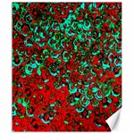 Red Turquoise Abstract Background Canvas 20  x 24   19.57 x23.15  Canvas - 1