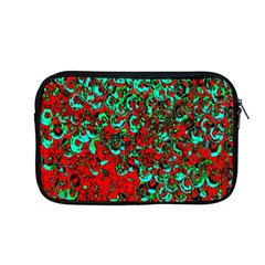 Red Turquoise Abstract Background Apple Macbook Pro 13  Zipper Case