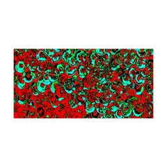 Red Turquoise Abstract Background Yoga Headband