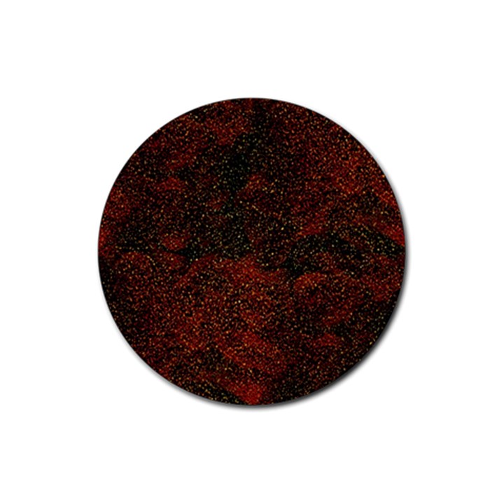 Olive Seamless Abstract Background Rubber Coaster (Round) 