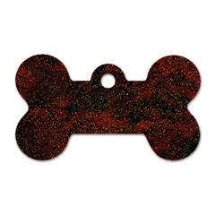 Olive Seamless Abstract Background Dog Tag Bone (two Sides) by Nexatart