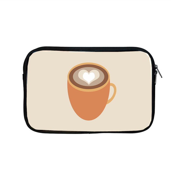 Artin Coffee Chocolate Brown Heart Love Apple MacBook Pro 13  Zipper Case