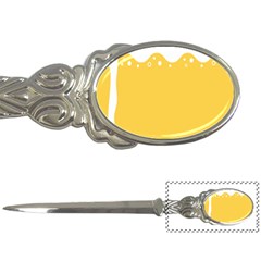 Beer Foam Yellow White Letter Openers by Mariart