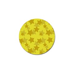 Yellow Star Golf Ball Marker (4 Pack) by Mariart