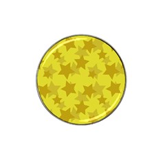 Yellow Star Hat Clip Ball Marker (10 Pack) by Mariart